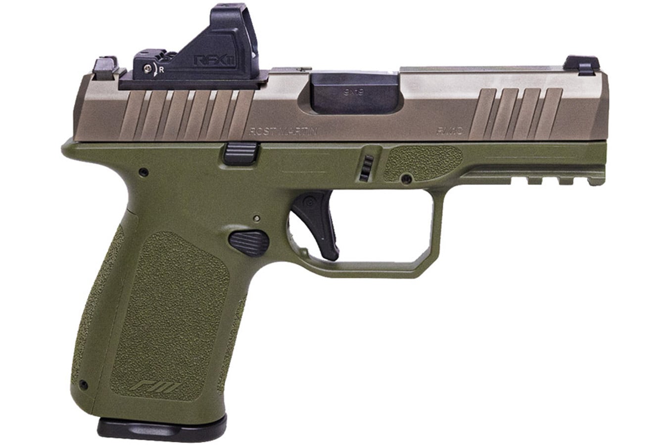 Rost Martin RM1C OD-Green 9mm 4" Barrel 15-Rounds