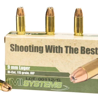 IMI 9mm Luger Ammo 115 Grain Jacketed Hollow Point For Sale for sale