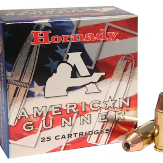 Order Hornady American Gunner 9mm Luger +P Ammo 124 Grain Hornady XTP Jacketed Hollow Point 500 rounds Online for sale