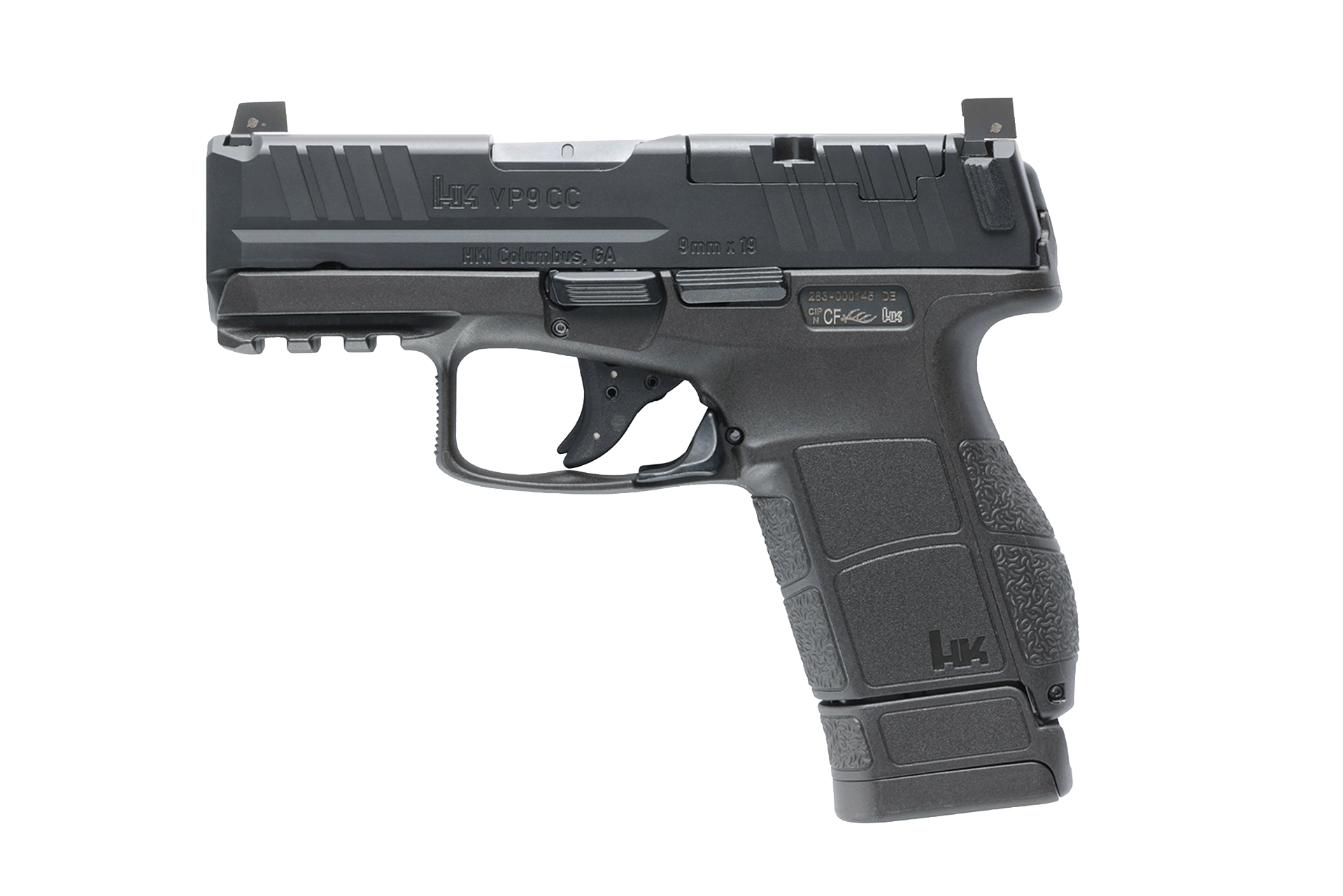 H&K VP9CC Optics Ready 9mm 3.13" 12+1